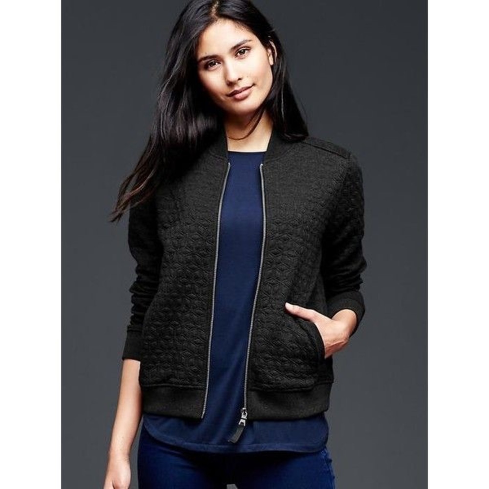 GAP Quilted Bomber Jacket/Sweater